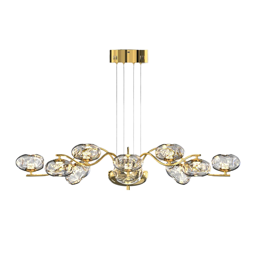 Modern LED Chandelier wide-spectrum Magic Bean Glass Light