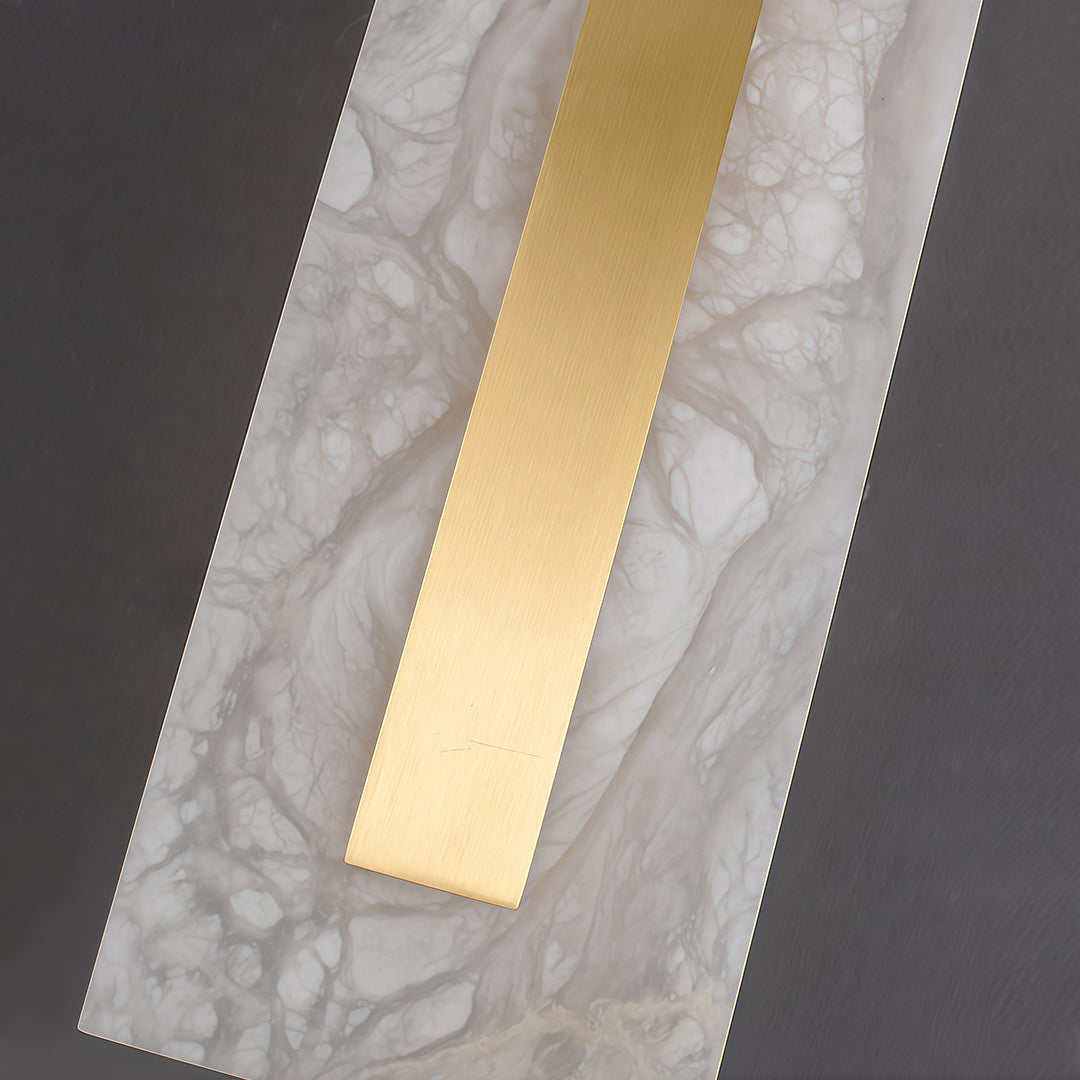 Gold Wall Light Modern Luxury Brass Cloud Stone Light