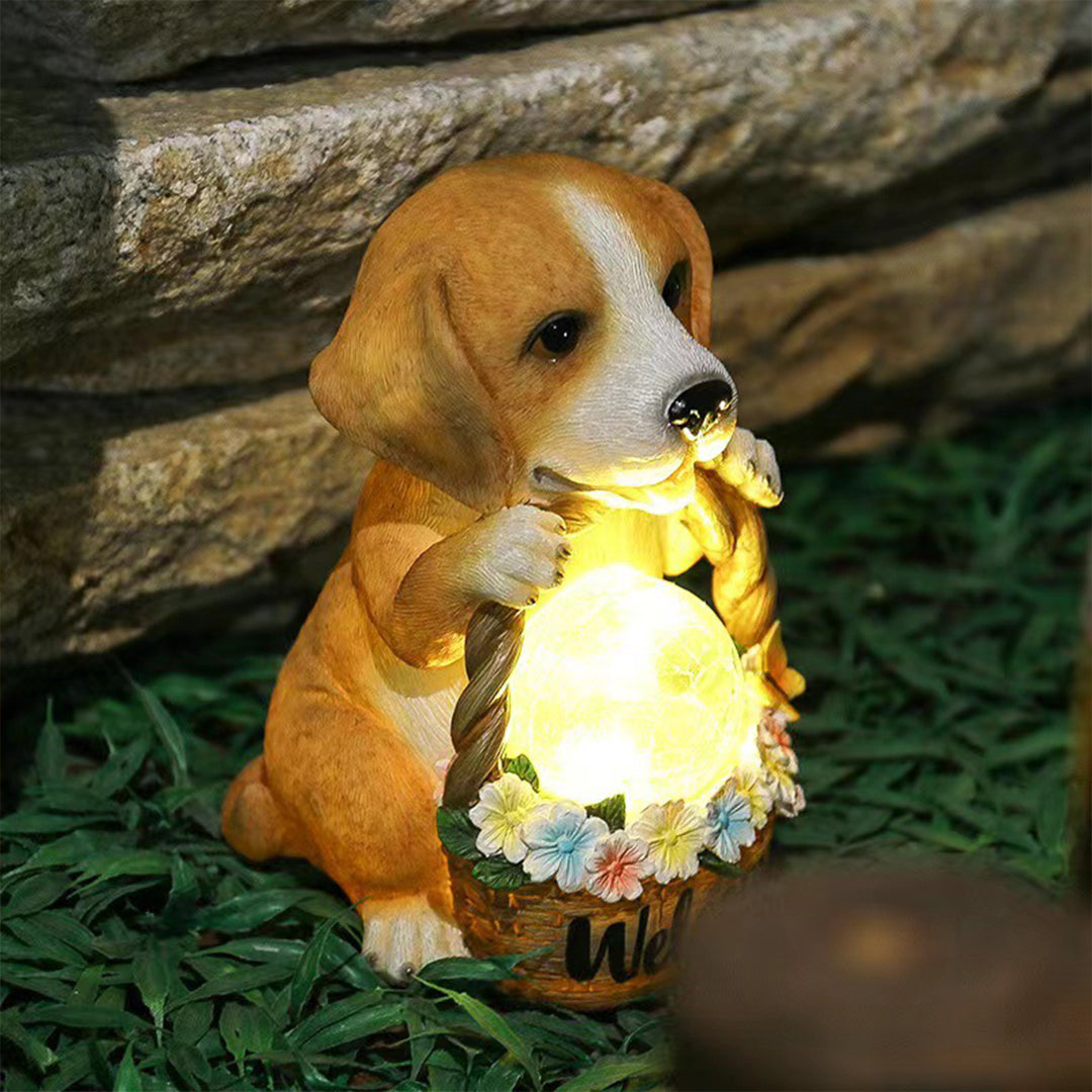 Resin Animal Garden Solar Lights