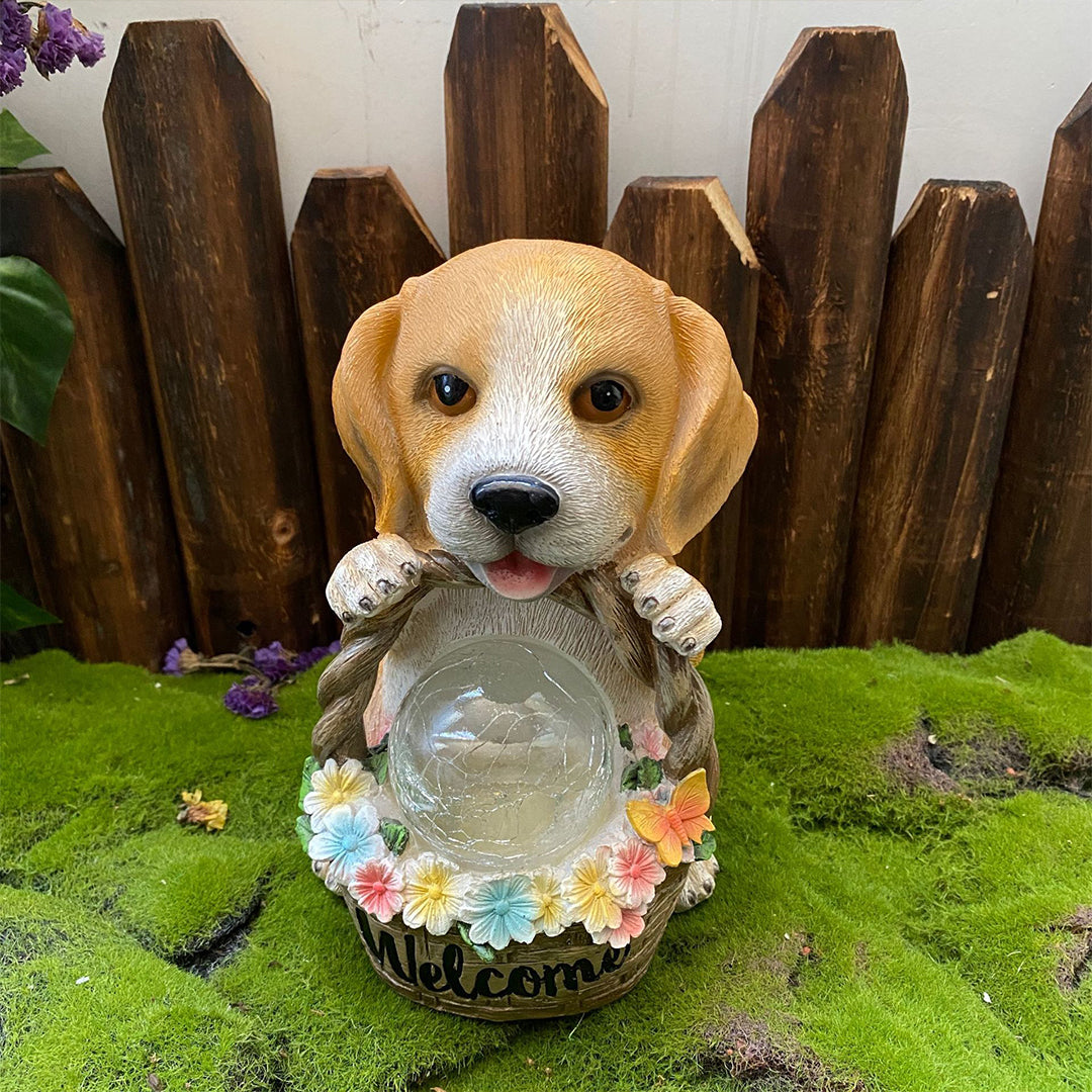 Resin Animal Garden Solar Lights