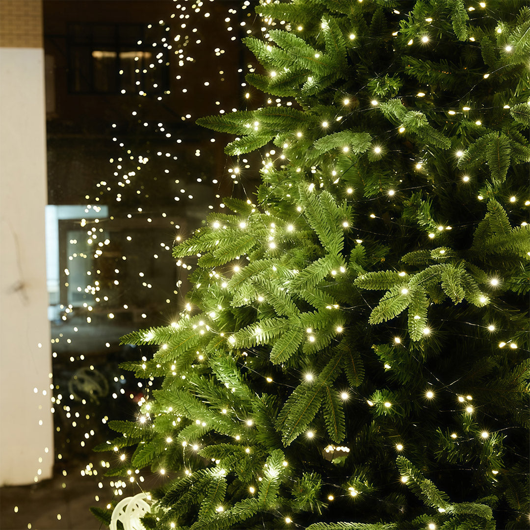 Green String Christmas Lights Copper Wire LED Lights