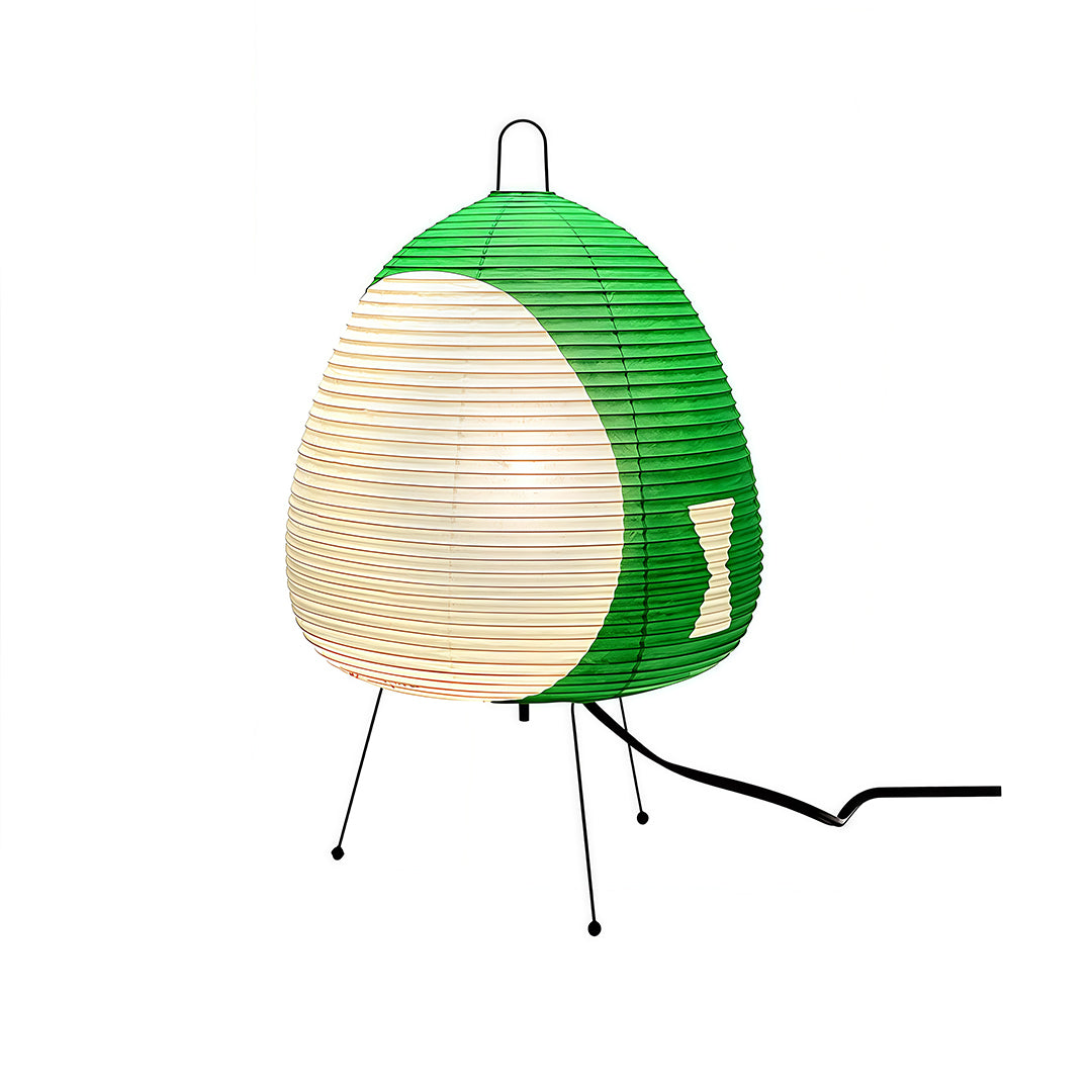 Rice Paper Table Lamps Minimalist Wabi-Sabi Design Light