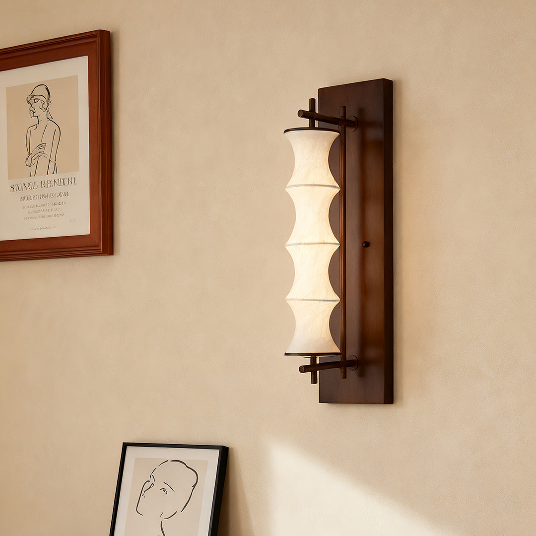 Vintage Light Wall Sconce Charming Bamboo Node Wall Light