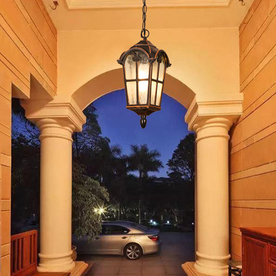 Waterproof Outdoor Ceiling Porch Light Cast Aluminum American Style