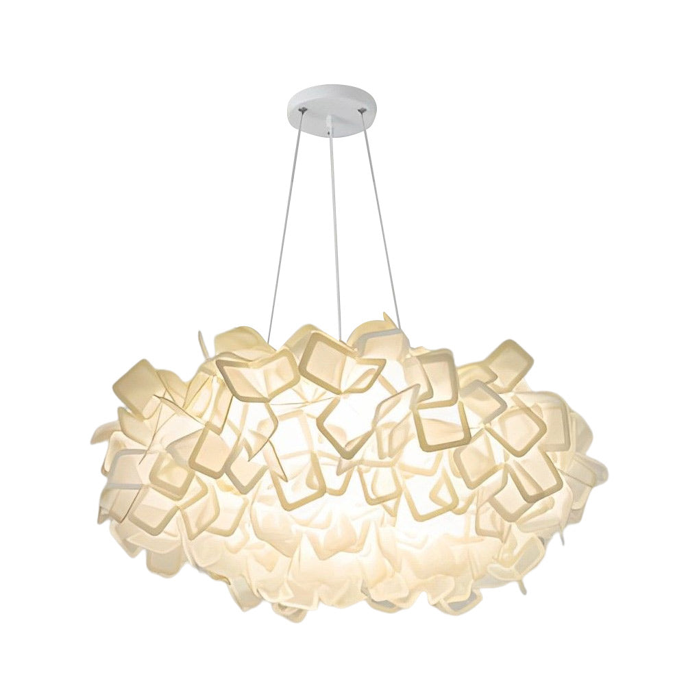 Hanging Petal Light Modern White LED Slices Pendant Light