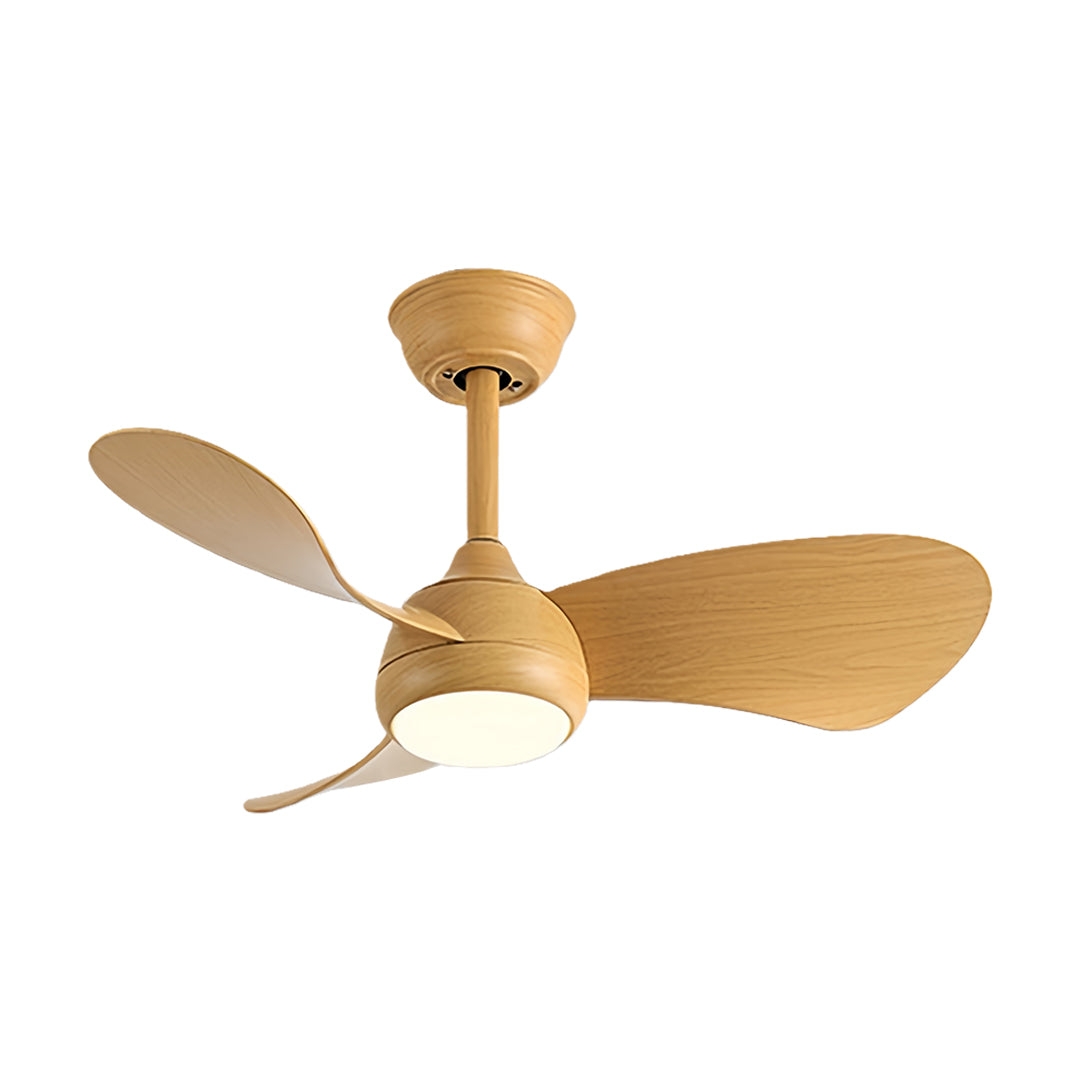 Retro Ceiling Fan with Light Nordic Inverter Metal Lamp Body Fan Light