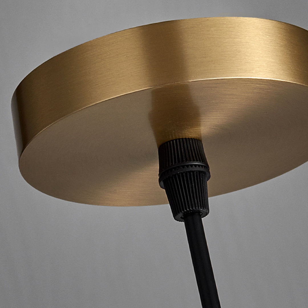 Honeycomb Pendant Light Mid-Century Glass Shade Ceiling Light