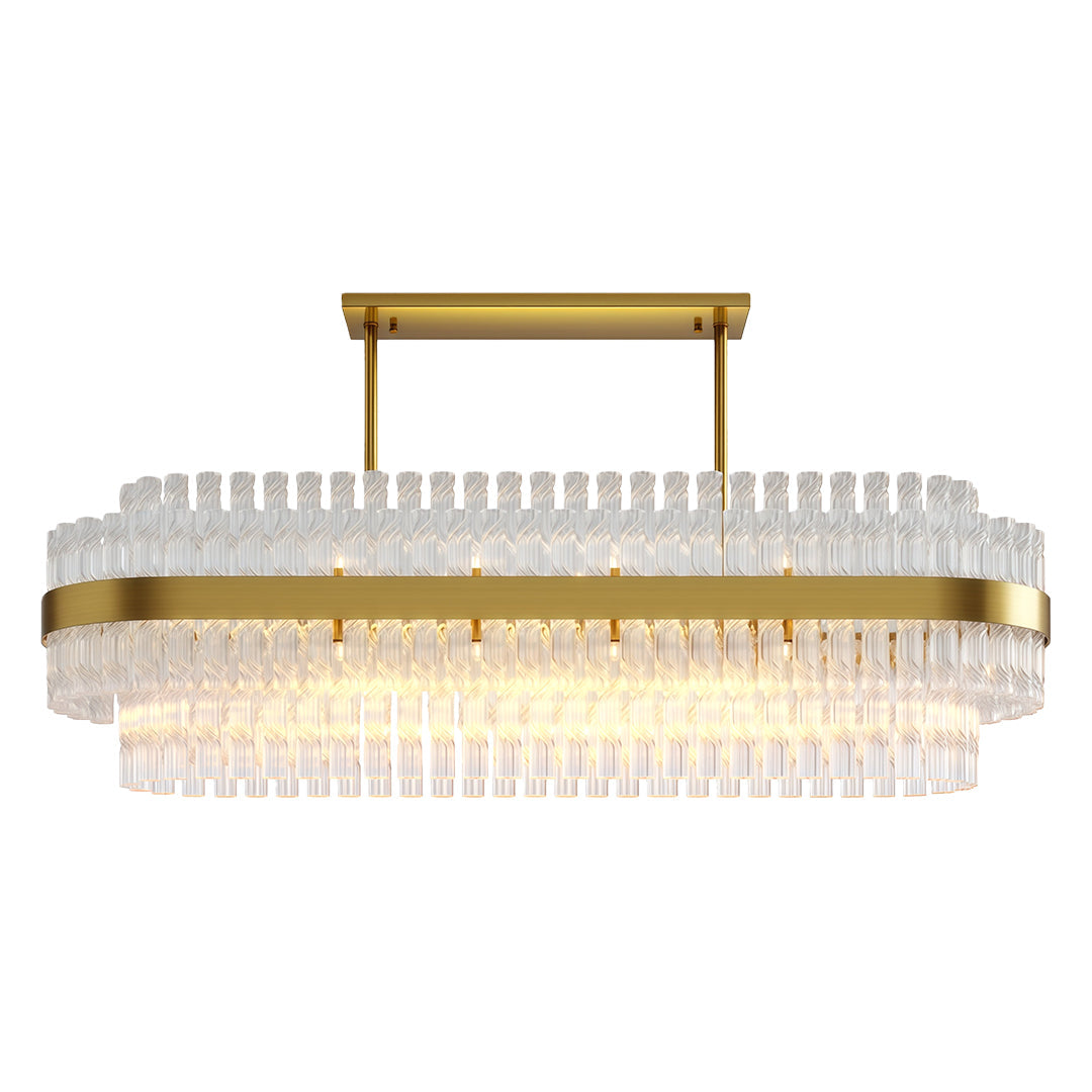 Industrial Modern Chandelier Full Copper Luxury Ceiling Light