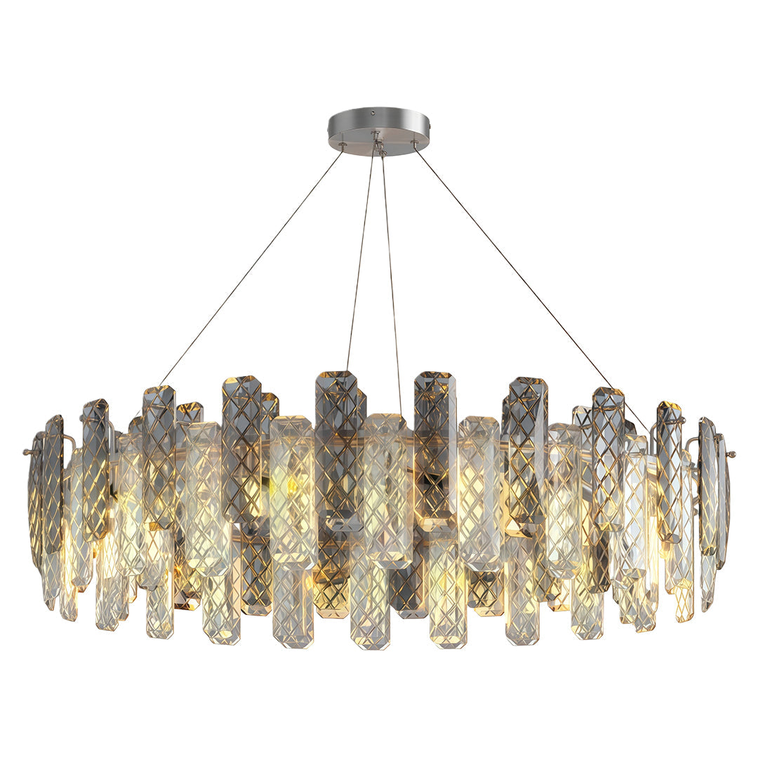 Contemporary Crystal Chandeliers LED Ceiling Light