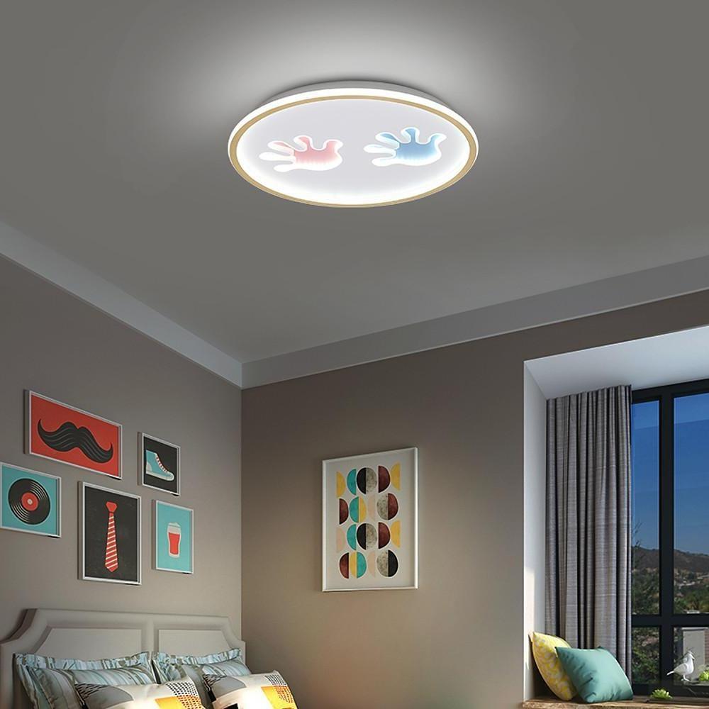 Round Hands Image LED Nordic Flush Mount Lighting Ceiling Lights