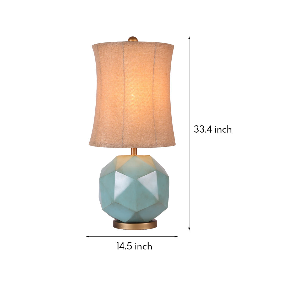 Modern Industrial Table Lamps Stylish Fabric Decorative Objects Light