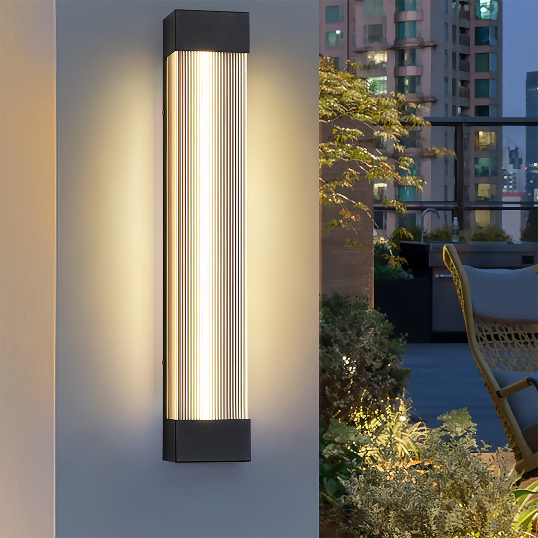 Linear Outdoor Sconce Waterproof Vertical LED Strip Lamp