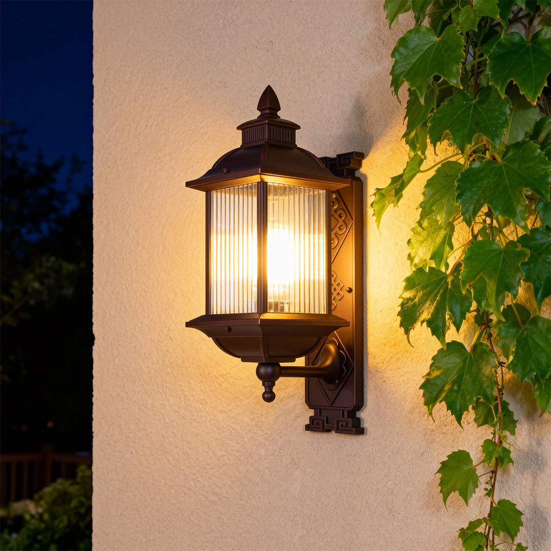 Retro Outdoor Wall Lights Aluminum Waterproof Classic Traditional Lamp