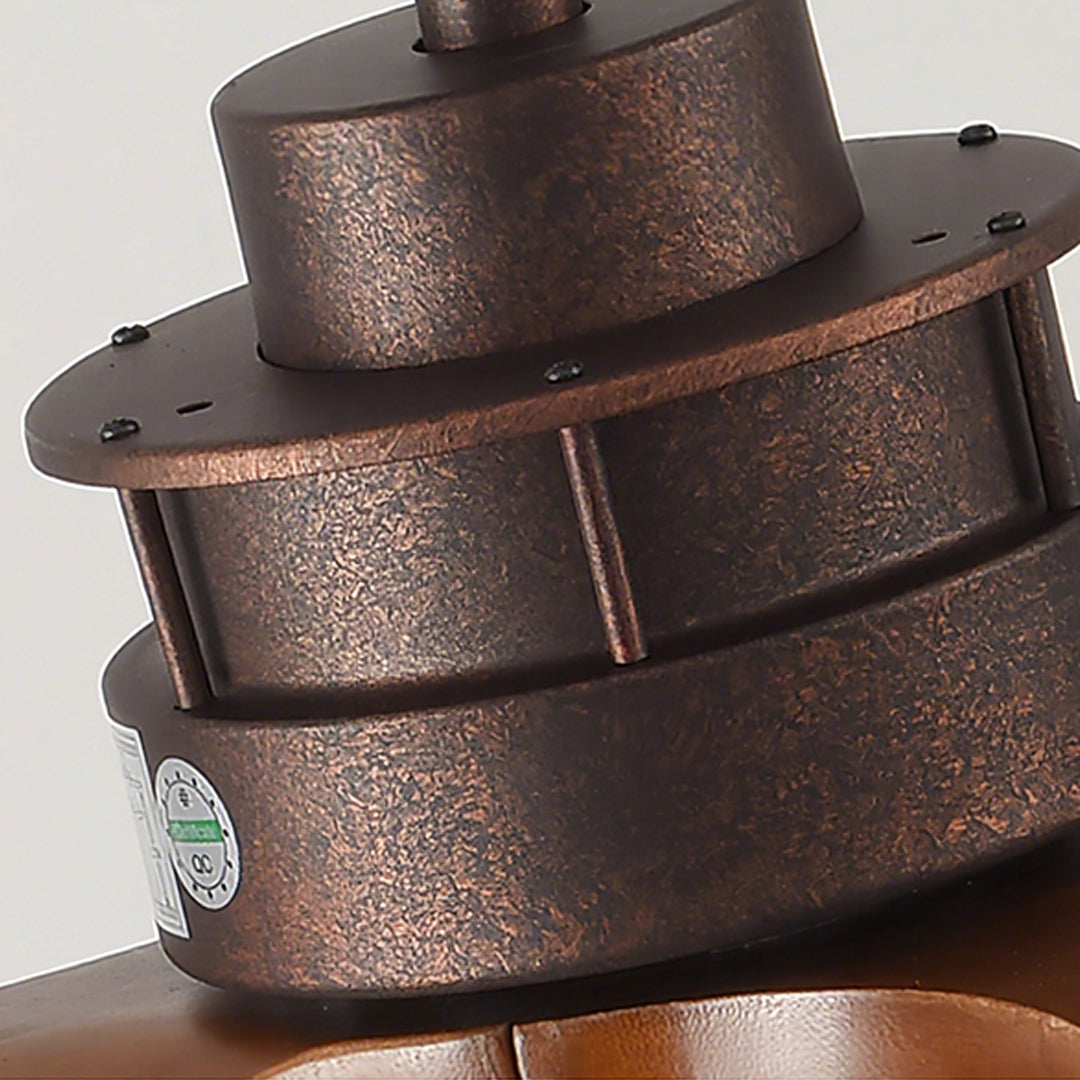 3-Blade Ceiling Fans with Light Remote Control Wood Fandelier
