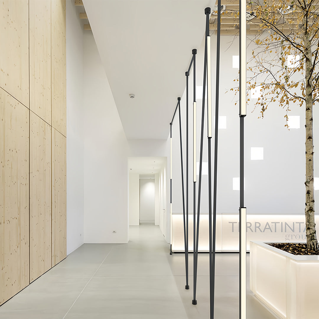 Long Pendant Light Fixture Nordic Minimalist Linear Ceiling Light