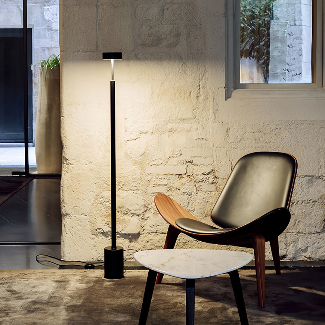 Petite Floor Lamp Modern Dimmable Contemporary Reading Pole Lamps