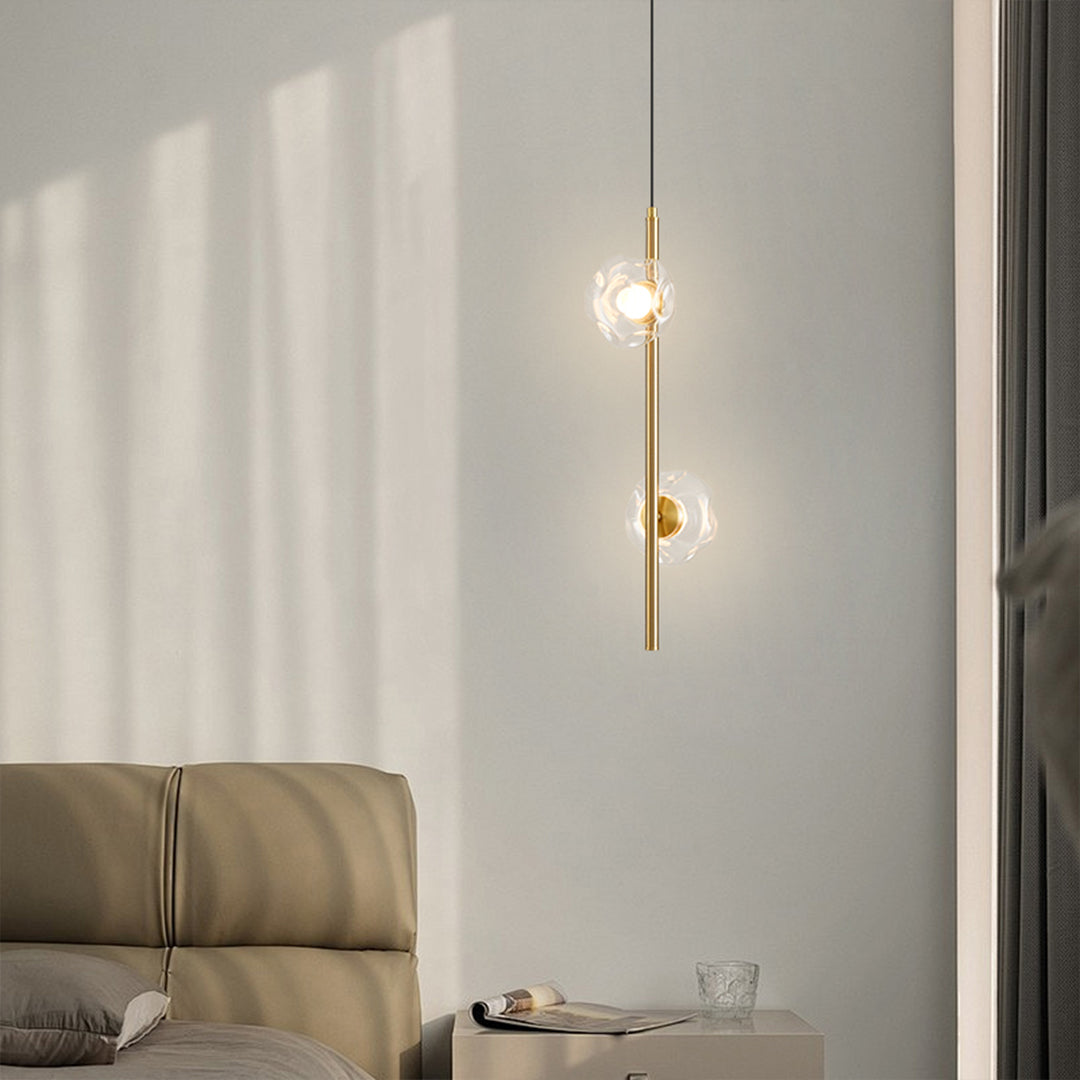 Elegant Contemporary Modern Vertical Pendant Light Minimalist Ceiling Light