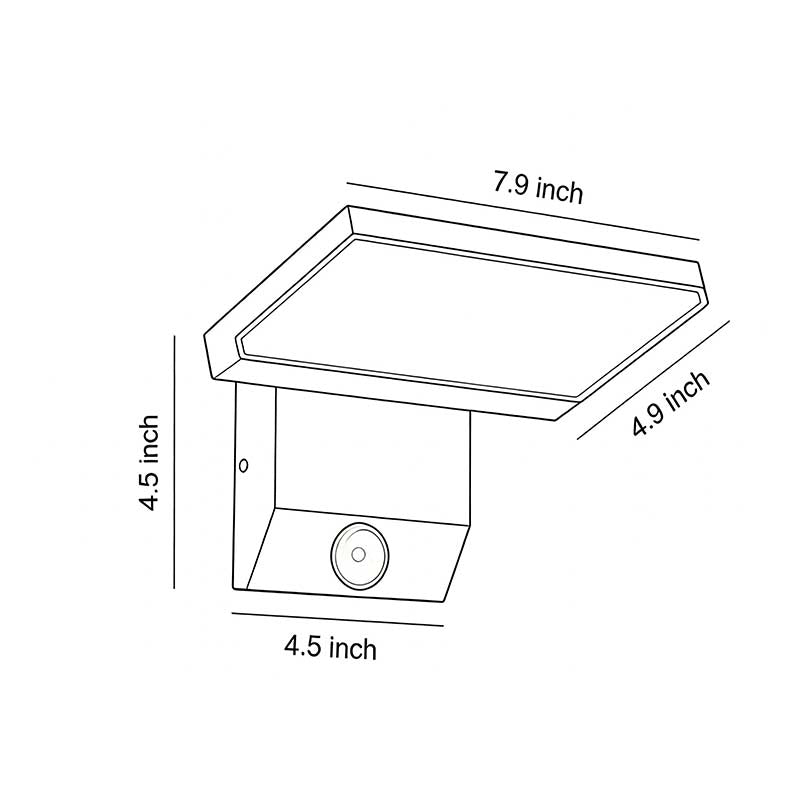 Industrial Wall Light Outdoor Adjustable Waterproof Aluminum Lamp