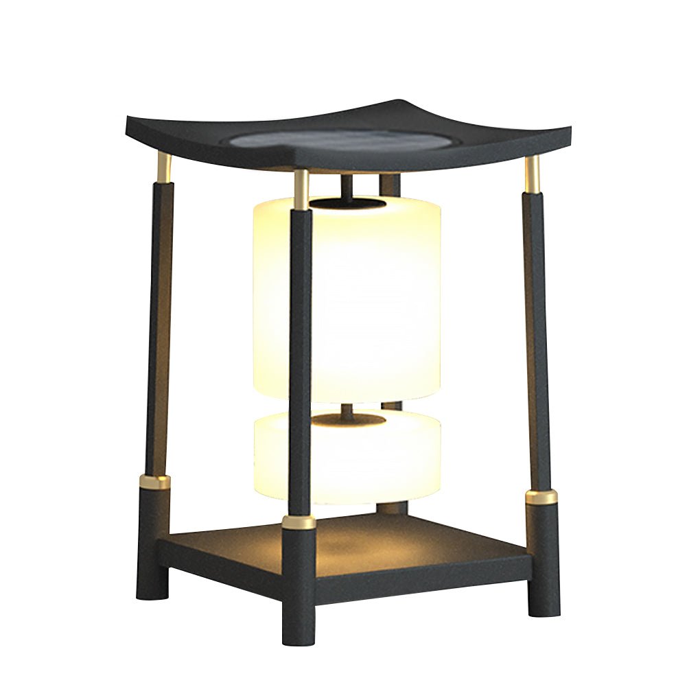 Unique Solar-Powered LED Outdoor Lights Asian-Inspired Design