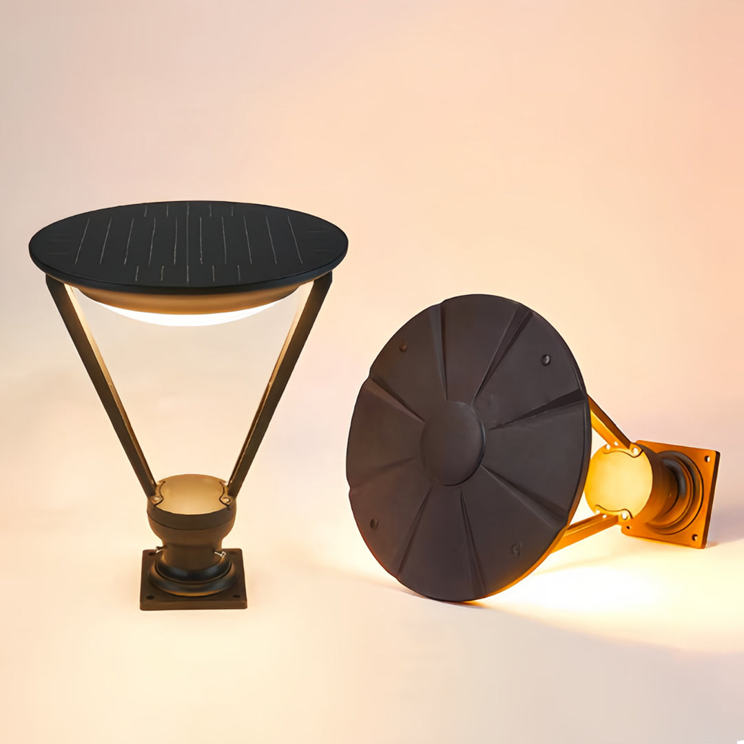 External Pillar Lights Vintage-Inspired Shape Garden Post Lights