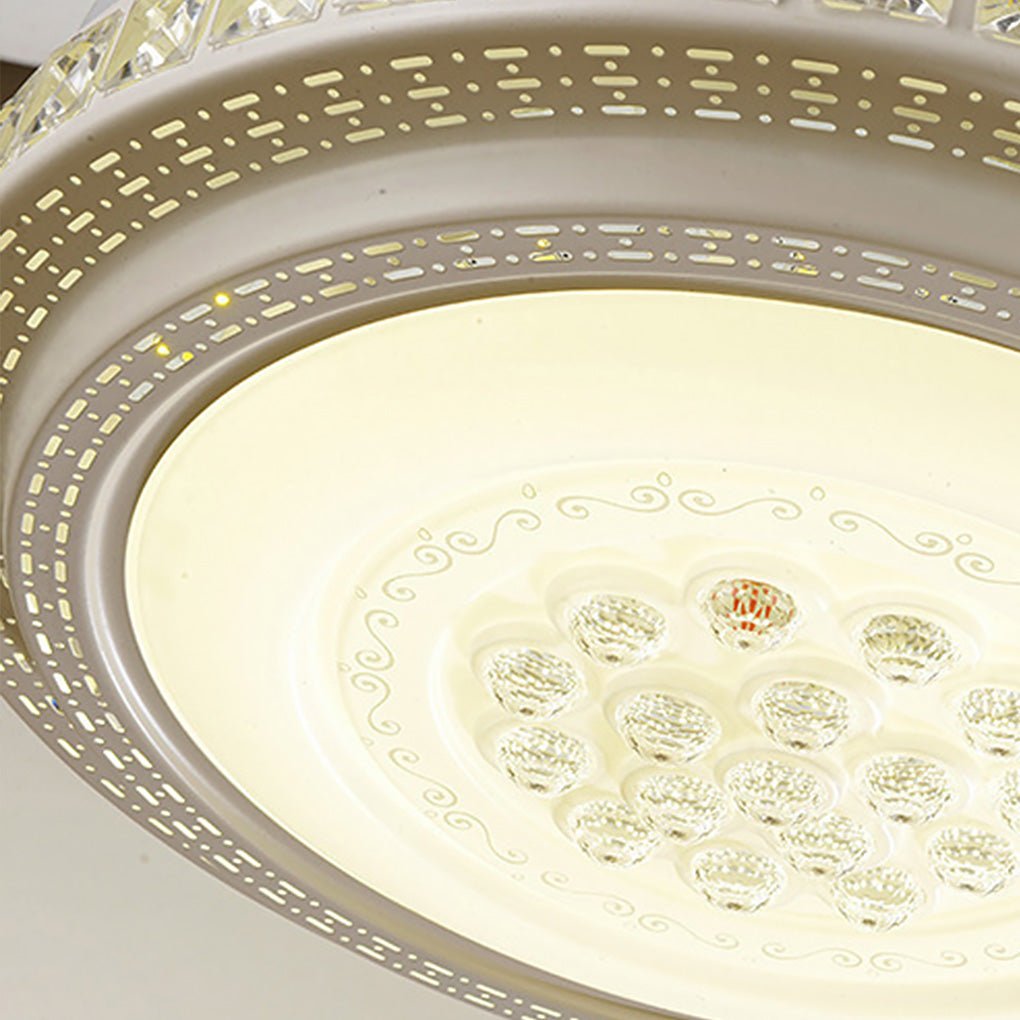 Intelligent Frequency Conversion Dimming LED Invisible Ceiling Fan Chandelier