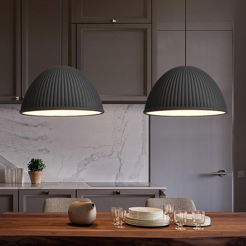 Artistic Dome Modern Pendant Lighting Metal Resin Ceiling Room