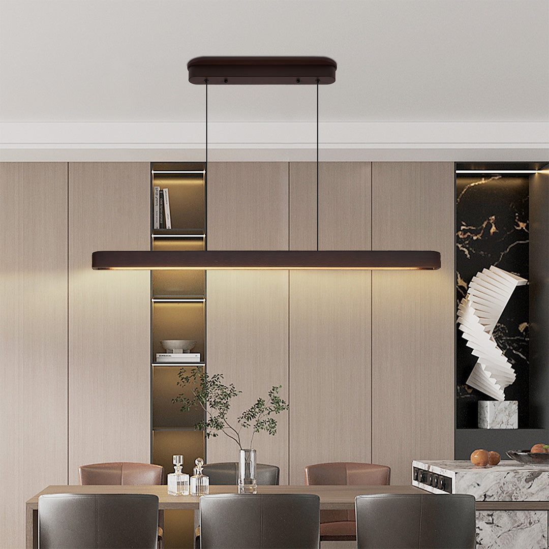 Island Linear Pendant Lighting Japanese Minimalist Ceiling Lights