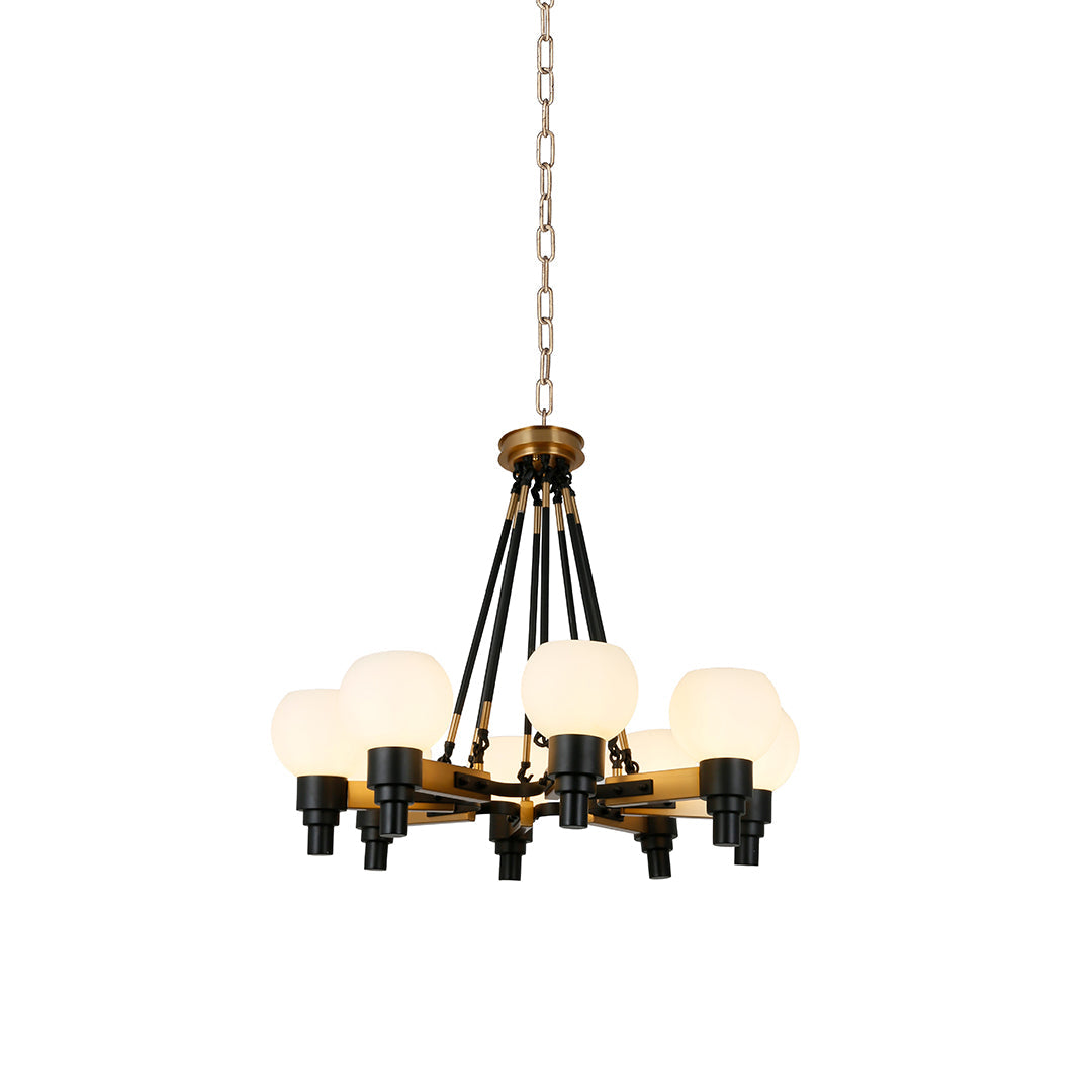 8 light chandeliers Vintage Artistic Bean Globe Ball Ceiling Light