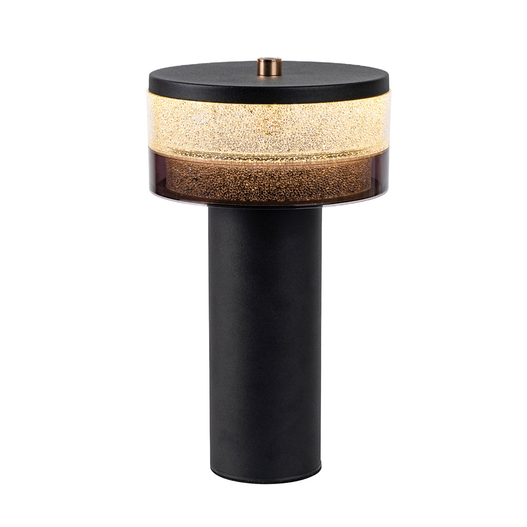 Cylindrical Table Lamp Stylish Nordic Sleek Decorative Iron Light