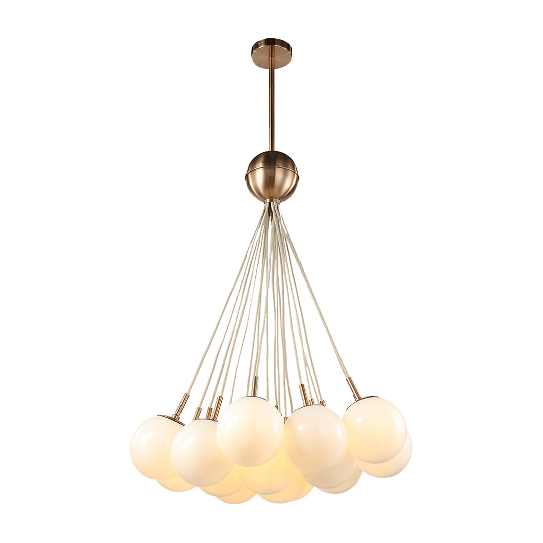 Bubble Glass Chandelier Chic Luxurious Ceiling Light Nordic Unique