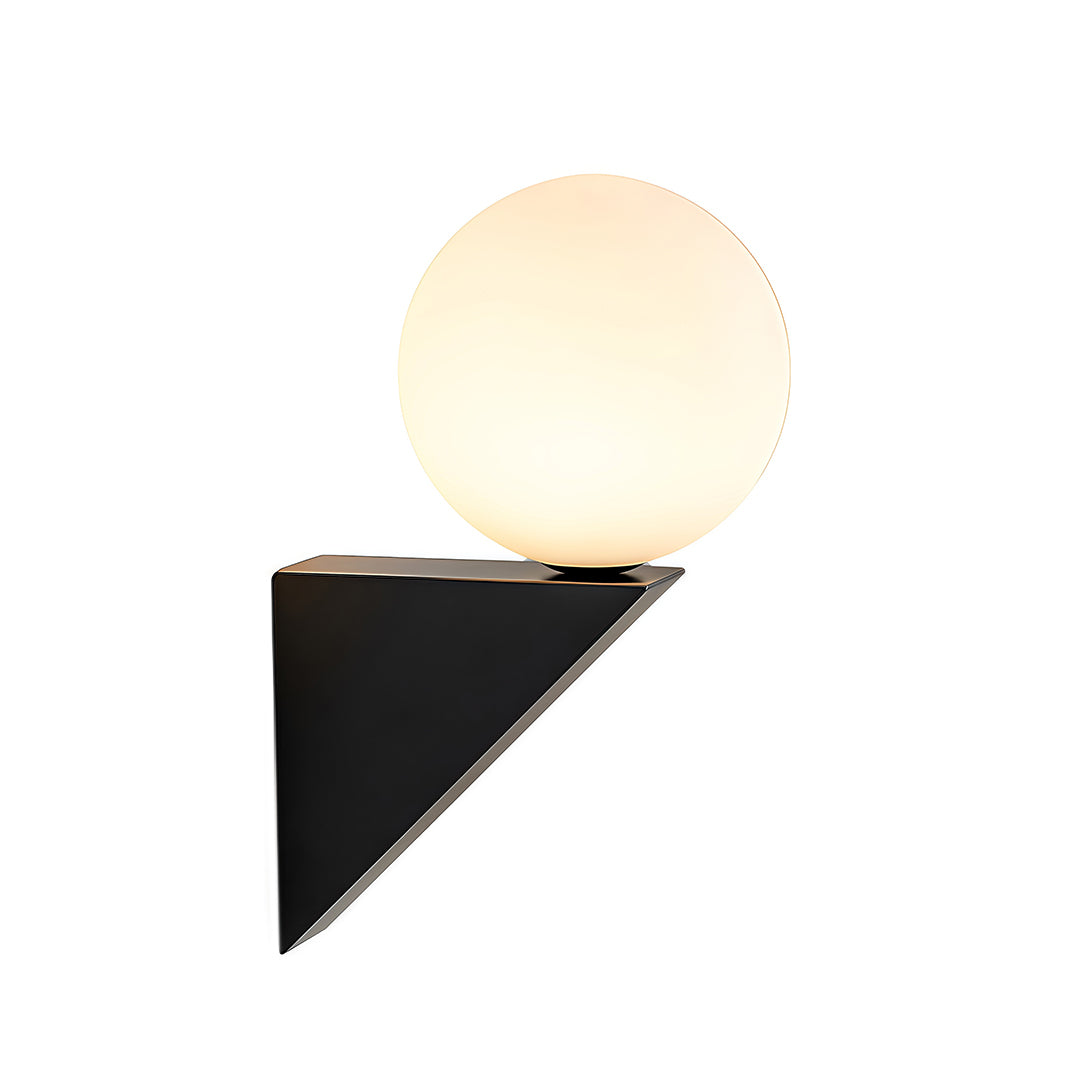 Globe Wall Light Nordic Minimalist Style Clear Glass Spherical Lamp