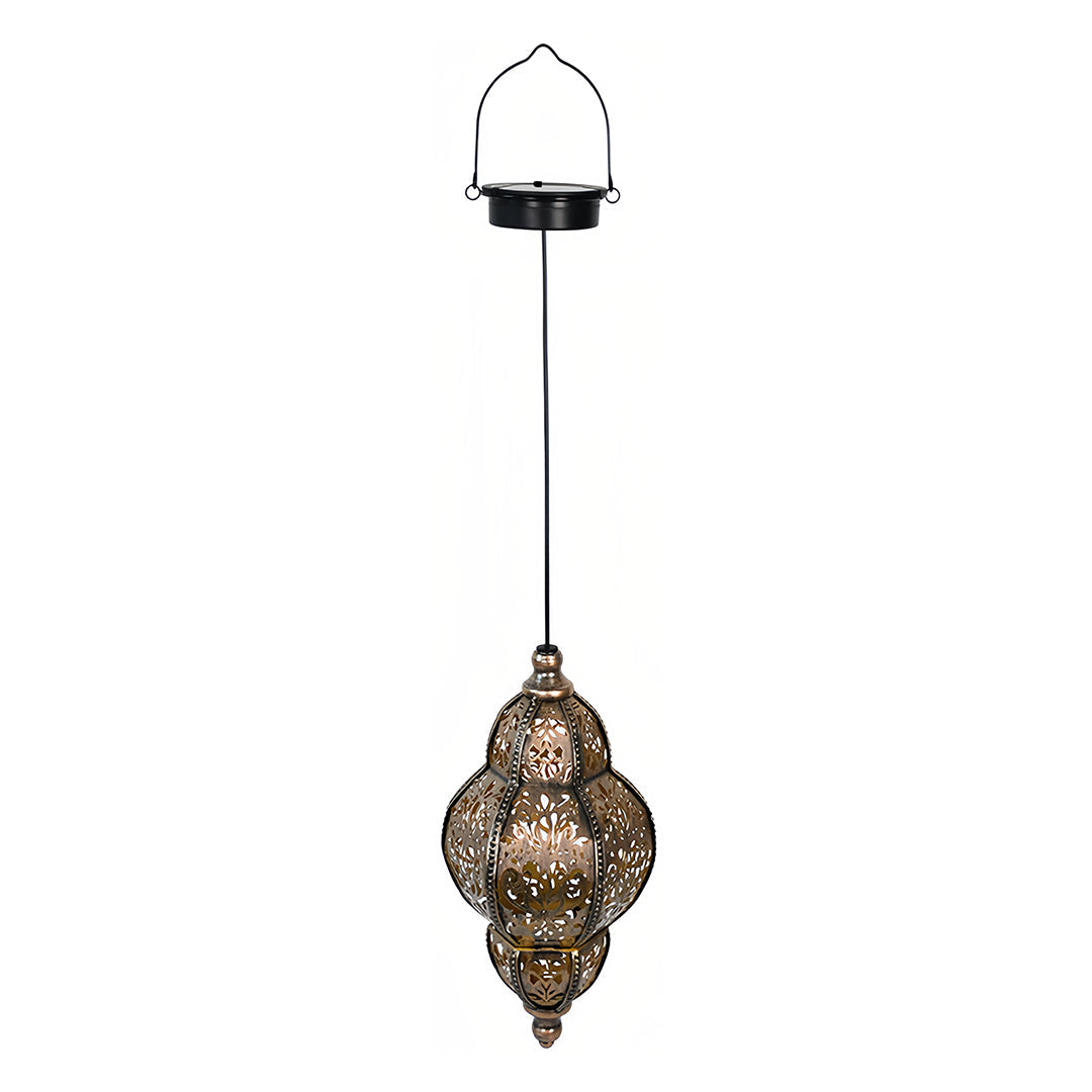 Outdoor Moroccan Lanterns Waterproof Solar Powered Garden Light