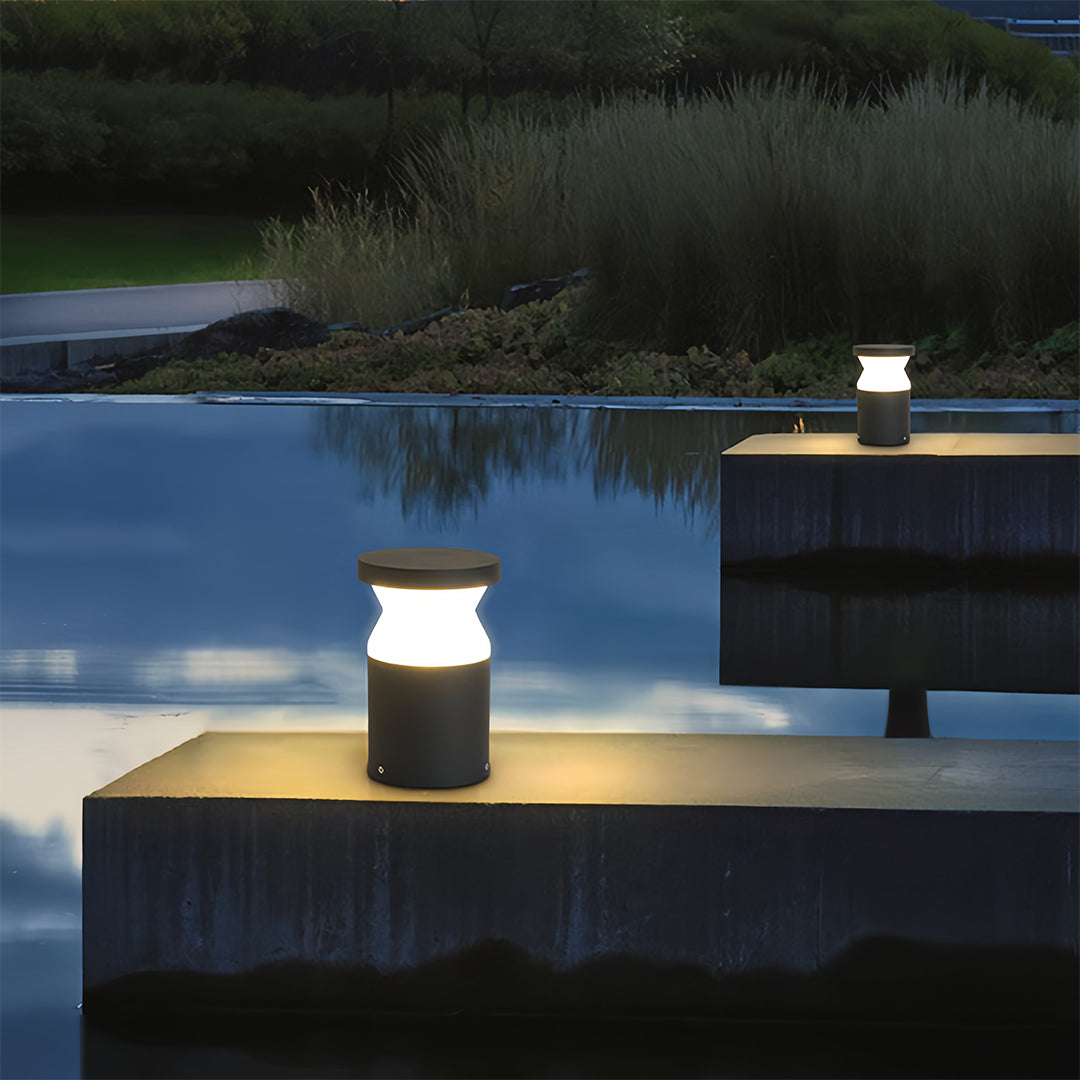 Modern Path Lights Outdoor Contemporary Short Waterproof Lawn Lights