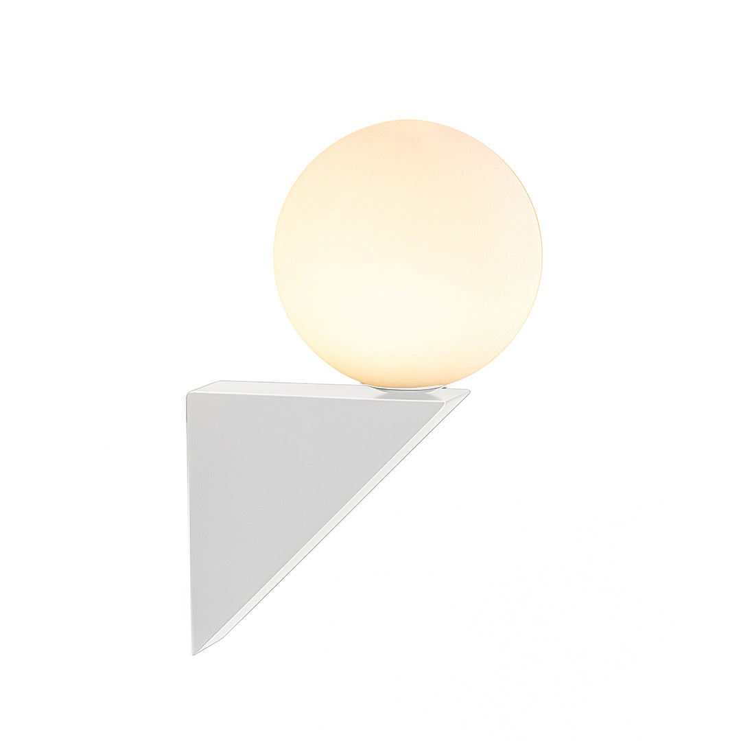 Globe Wall Light Nordic Minimalist Style Clear Glass Spherical Lamp