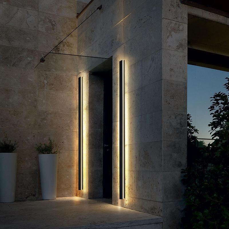 Outdoor Lighting 3-set Wall, Pillar & Spotlight