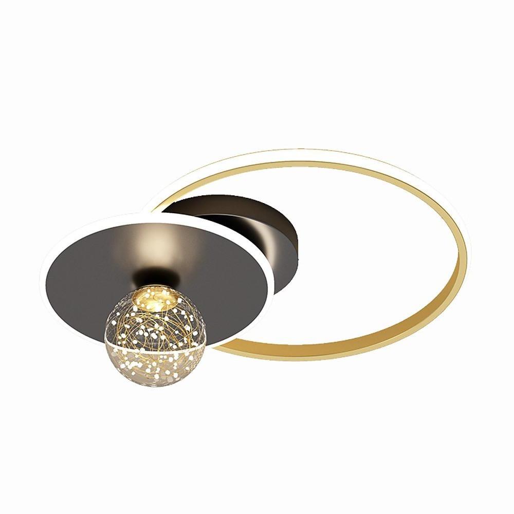 Circles Globe LED Modern Ceiling Lights Flush Mount Lighting for Bedroom