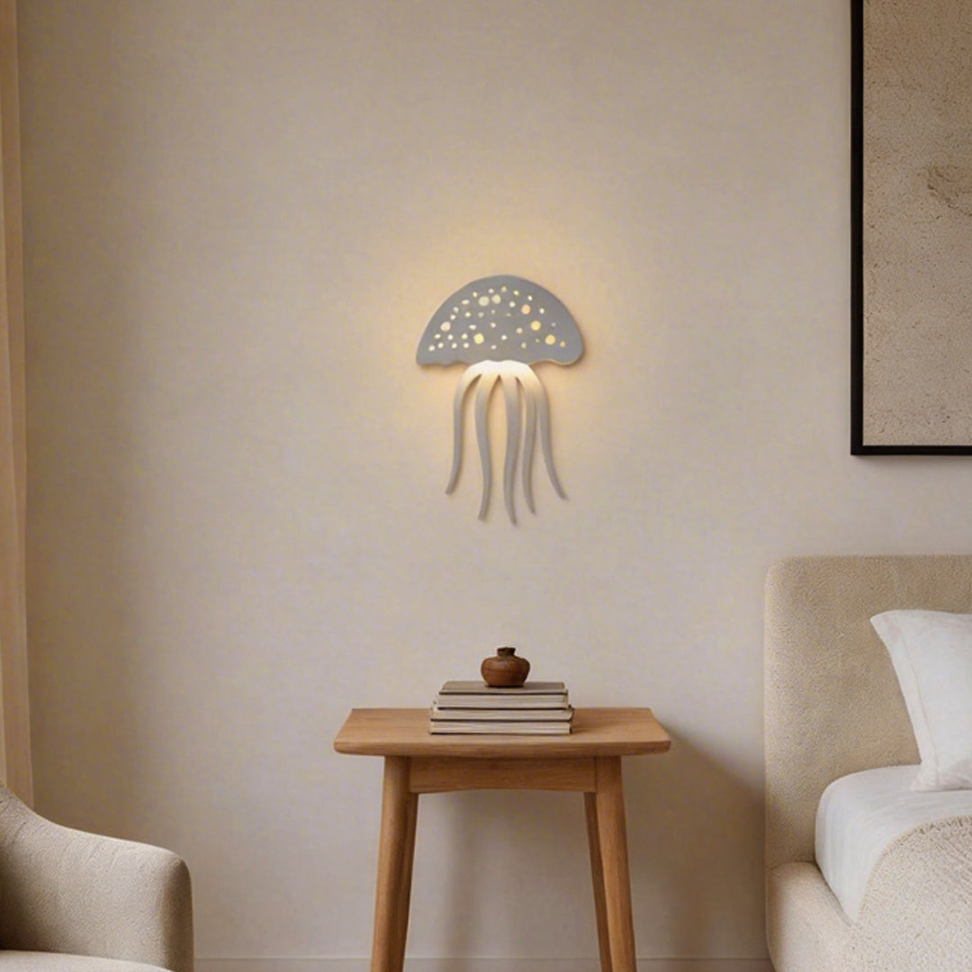 Jellyfish Wall Light Creative LED White Modern Decorative Light