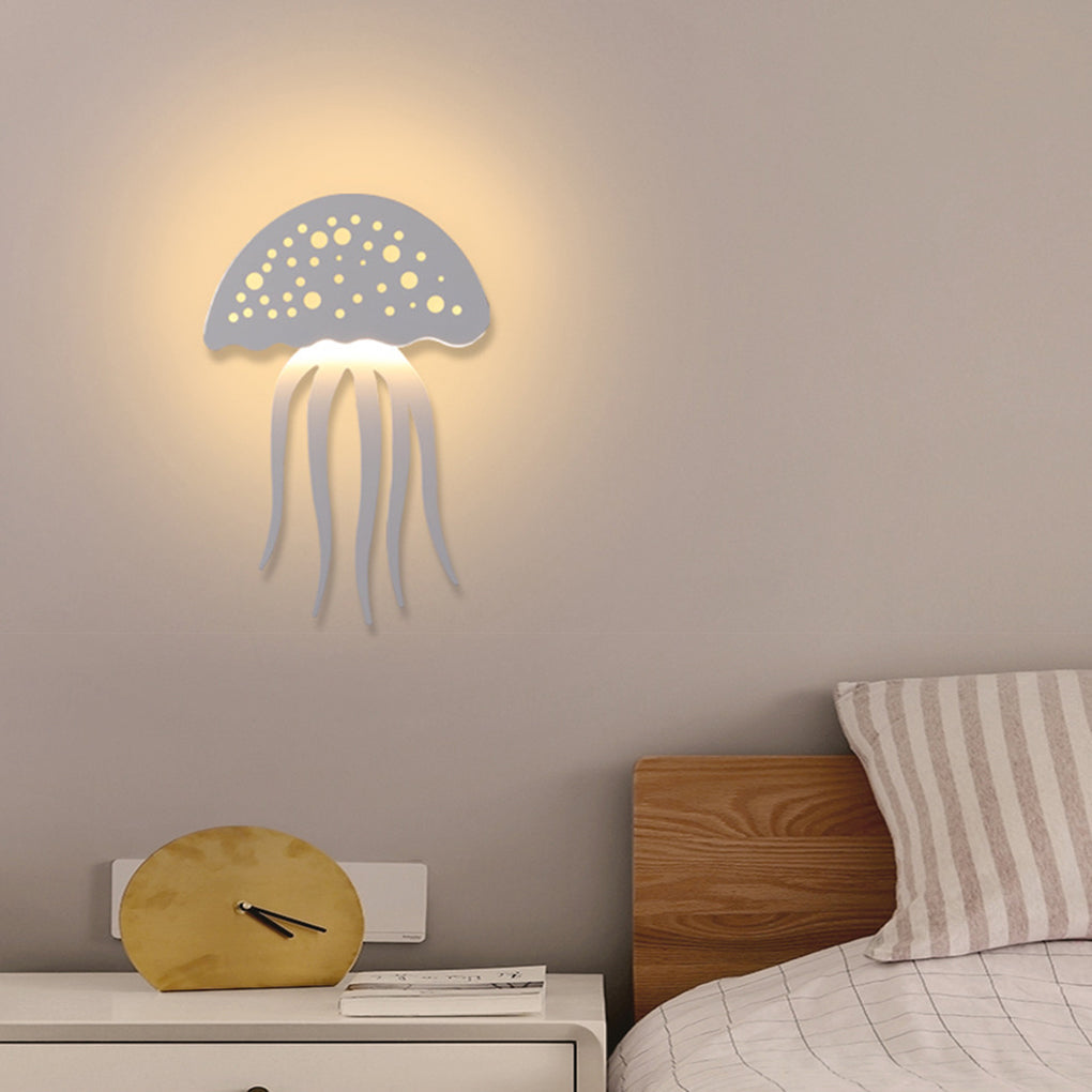 Jellyfish Wall Light Creative LED White Modern Decorative Light