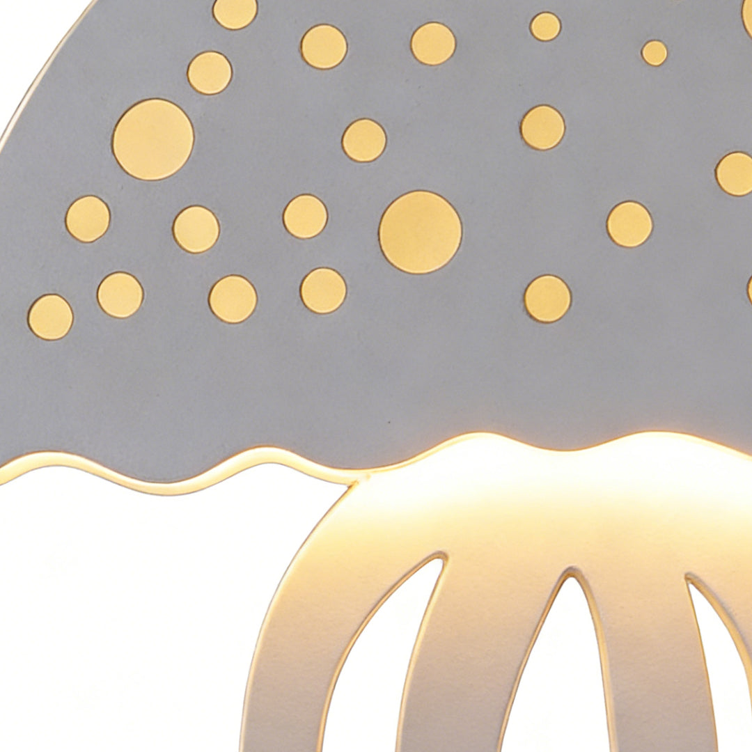 Jellyfish Wall Light Creative LED White Modern Decorative Light