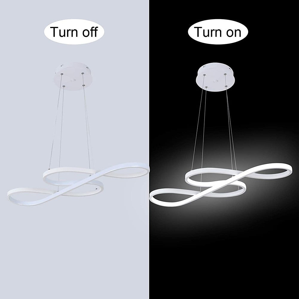 Ribbon LED Pendant Light Nordic Geometrical Linear Ceiling Lights
