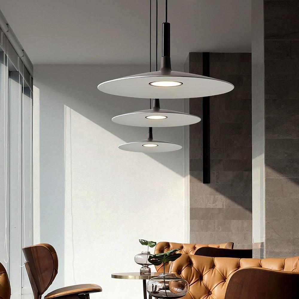 Flat Dish LED Nordic Pendant Lighting Hanging Ceiling Lights