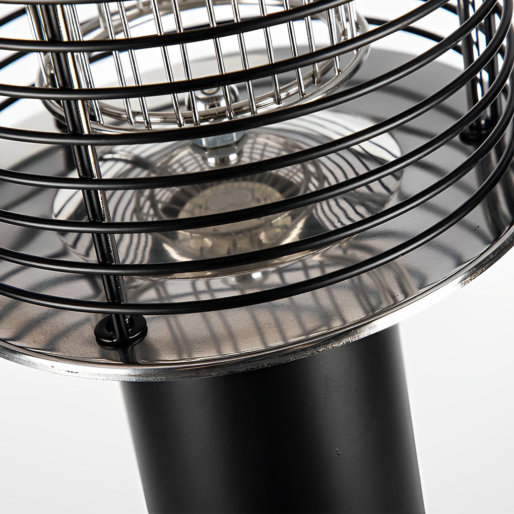 Lampara Mata Mosquitos Modern Black Metal Solar Light