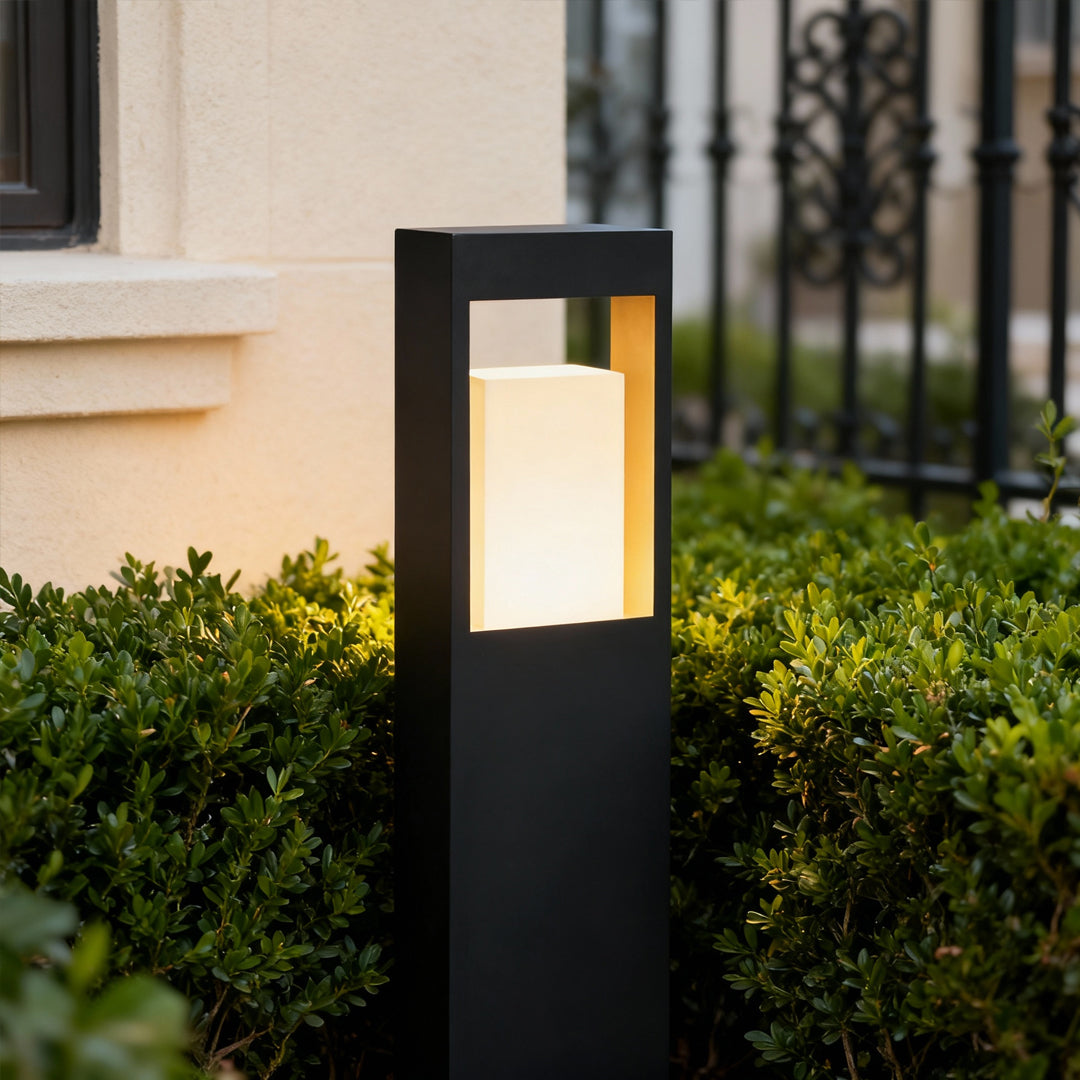 Landscape Bollard Lighting Waterproof Courtyard Decor Square Lamp