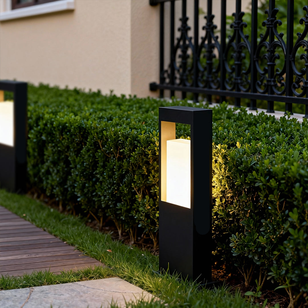 Landscape Bollard Lighting Waterproof Courtyard Decor Square Lamp