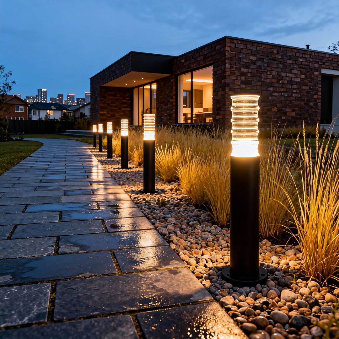 Landscape Lighting Bollard Outdoor LED Bamboo Joint Lamp