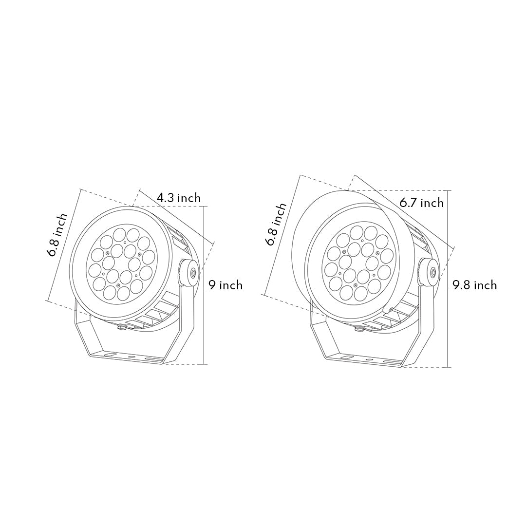 LED Spotlight For Landscape Outdoor Waterproof