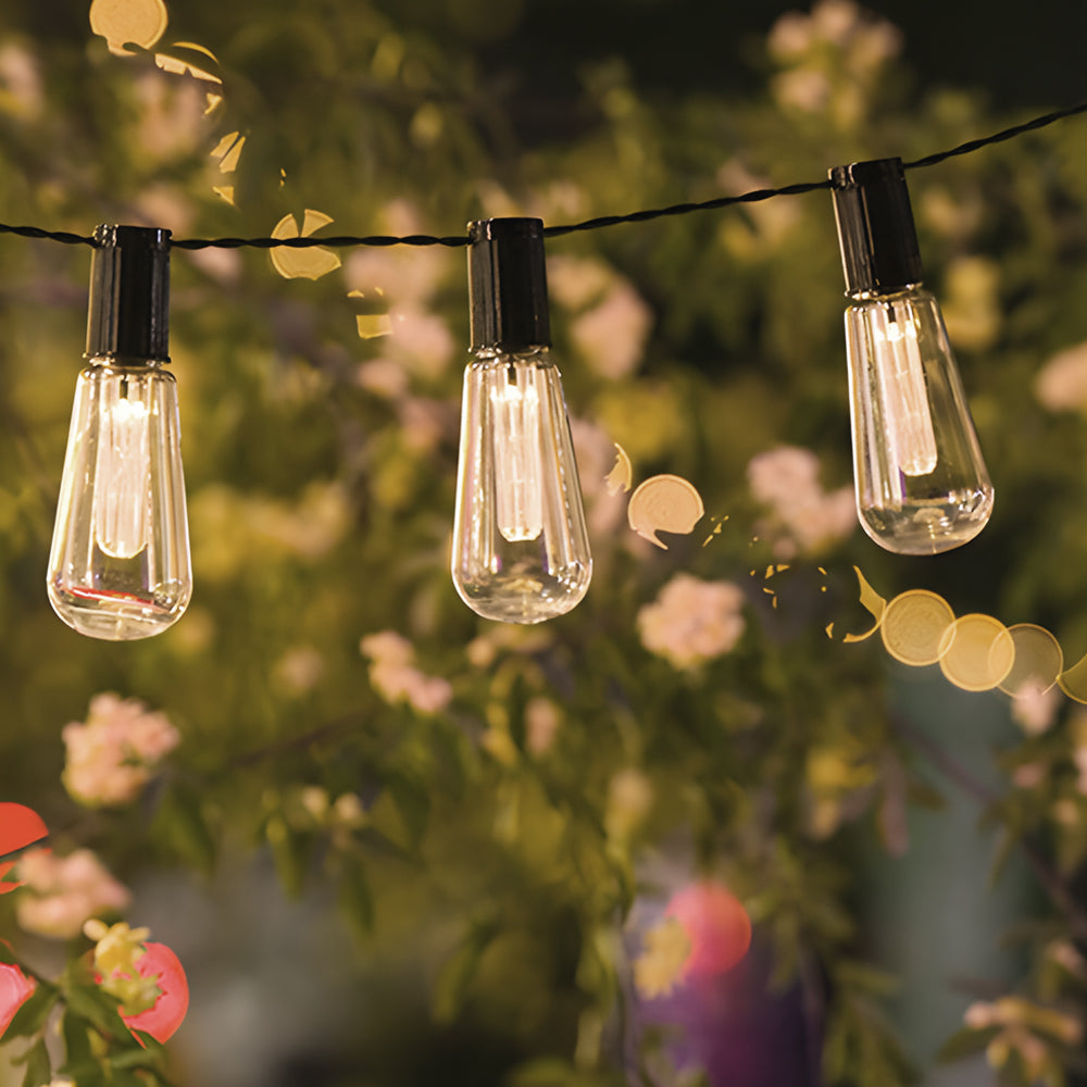 Vintage Solar Camping String Lights Camping Decorative