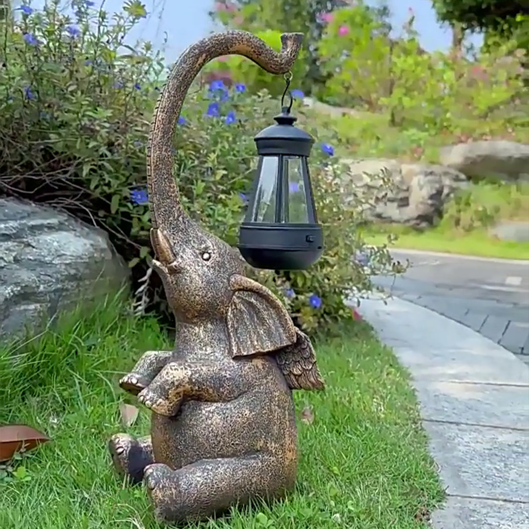 Resin Garden Solar Animal Lights