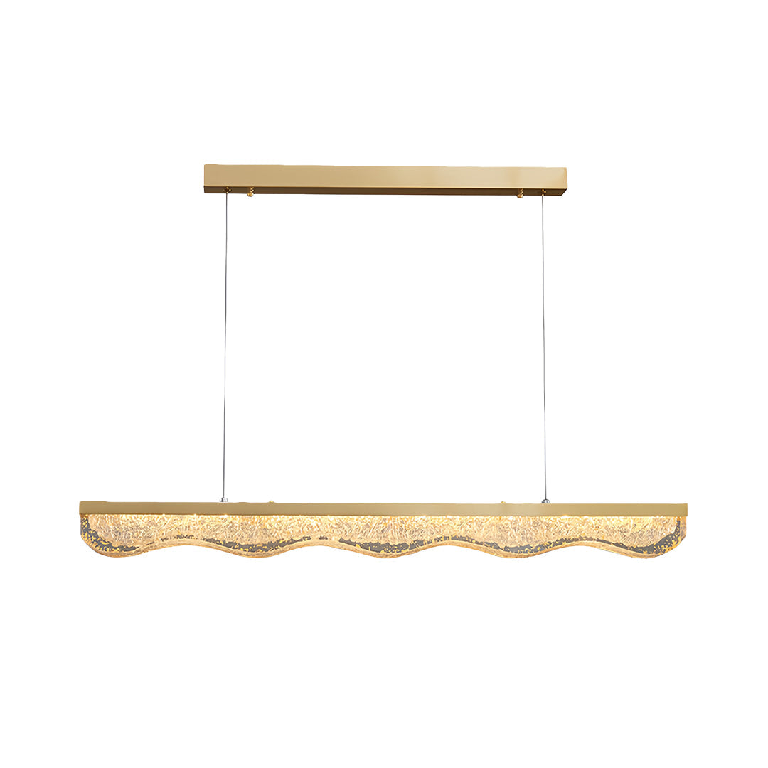Large Gold Pendant Light Luxury Resin Crystal Shade Ceiling Lights