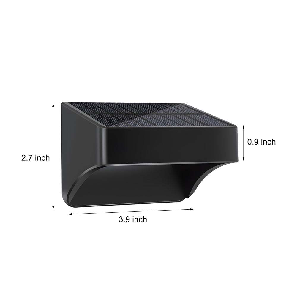 Solar Outdoor Wall Lights Dusk to Dawn Minimalist Waterproof Ambient